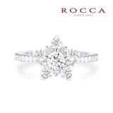 【ROCCA(ロッカ)】【ROCCA】個性的なあなたに！輝く星のエンゲージリング TDR07469