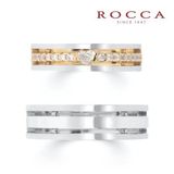 【ROCCA(ロッカ)】【ROCCA】幅広でも着け心地◎！コンビのマリッジリング SN-2S/2L