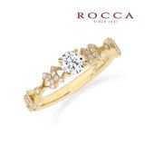 【ROCCA(ロッカ)】【ROCCA】重ね付けにも抜群！可愛らしいリボンのデザインのエンゲージリング R51