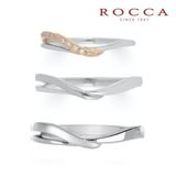 【ROCCA(ロッカ)】【ROCCA】コンビで可愛らしい雰囲気の繊細なV字のマリッジリング！ RM-8D/8L
