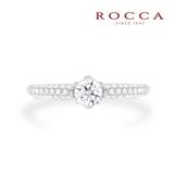 【ROCCA(ロッカ)】【ROCCA】パヴェをあしらったアームがおしゃれ！クールなエンゲージリング TDR02014