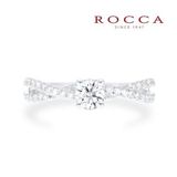 【ROCCA(ロッカ)】【ROCCA】クロスに輝くダイヤモンド！クールなエンゲージリング F3061