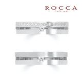 【ROCCA(ロッカ)】【ROCCA】スタイリッシュな幅広のマリッジリング DO-3S/3L