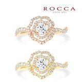 【ROCCA(ロッカ)】【ROCCA】お花のデザインが華やかなエンゲージリング F4563R
