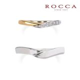 【ROCCA(ロッカ)】【ROCCA】コンビなので肌なじみ良く、普段使いしやすいマリッジリング KO-6D/6L