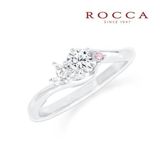 【ROCCA(ロッカ)】【ROCCA】さりげないピンクダイヤが可愛いエンゲージリング SW-20