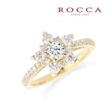 【ROCCA(ロッカ)】【ROCCA】個性的なあなたに！輝く星のエンゲージリング TDR07469