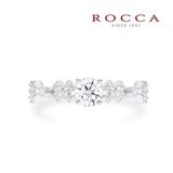【ROCCA(ロッカ)】【ROCCA】重ね付けにも抜群！可愛らしいリボンのデザインのエンゲージリング R51