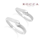 【ROCCA(ロッカ)】【ROCCA】シンプルでも二人だけの個性を！ラインの綺麗なマリッジリング HO-2D/2L
