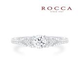 【ROCCA(ロッカ)】【ROCCA】繊細なパヴェセッティング！さりげないハートが可愛いエンゲージリング R45