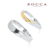 【ROCCA(ロッカ)】【ROCCA】コンビなので肌なじみ◎！柔らかなS字のマリッジリング KO-5S/5L