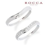 【ROCCA(ロッカ)】【ROCCA】重ね着けにもぴったり！V字のマリッジリング KMR-A5D/5L