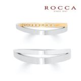 【ROCCA(ロッカ)】【ROCCA】スタイリッシュなS字が珍しい！個性的なマリッジリング DI-10D/10L