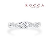 【ROCCA(ロッカ)】【ROCCA】編んだようなデザインがおしゃれ！ボリュームエンゲージリング R59