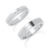 【ROCCA(ロッカ)】【ROCCA】幅広でも着けごこち◎！スタイリッシュなマリッジリング DI-1D/1L