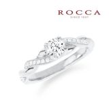 【ROCCA(ロッカ)】【ROCCA】編んだようなデザインがおしゃれ！ボリュームエンゲージリング R59