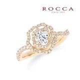 【ROCCA(ロッカ)】【ROCCA】お花のデザインが華やかなエンゲージリング F4563R