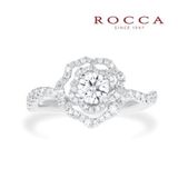 【ROCCA(ロッカ)】【ROCCA】お花のデザインが華やかなエンゲージリング F4563R