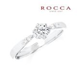 【ROCCA(ロッカ)】【ROCCA】シンプルだけどサイドメレがかわいい！人気のエンゲージリング 3-3141-3 
