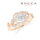 【ROCCA(ロッカ)】【ROCCA】エレガントなバラのデザイン！華やかなエンゲージリング TDR03081