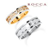 【ROCCA(ロッカ)】【ROCCA】幅広でも着け心地◎！コンビのマリッジリング SN-2S/2L