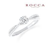 【ROCCA(ロッカ)】【ROCCA】シンプルだけどダイヤモンドを！人気のエンゲージリング R47