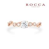 【ROCCA(ロッカ)】【ROCCA】繊細なアンティークデザイン！重ね付けにもぴったりなエンゲージリング R53