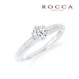 【ROCCA(ロッカ)】【ROCCA】パヴェをあしらったアームがおしゃれ！クールなエンゲージリング TDR02014