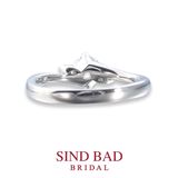 【SIND BAD(シンドバット)】婚約指輪【深海（みお）】深愛なる貴方と、いつまでも 0.25ct~