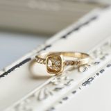 【TROA(トロア)】ローズカットダイヤモンドリング