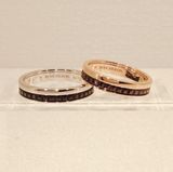 【JEWELRY OHASHI(ジュエリーオーハシ)】【ブシュロン】キャトルクラシック ハーフリング ブラウン