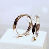 【JEWELRY OHASHI(ジュエリーオーハシ)】【ブシュロン】ファセット  3ダイヤモンド プラチナリング