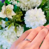 【JEWELRY OHASHI(ジュエリーオーハシ)】【ブシュロン】ファセット プラチナリング スモール