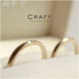 【CRAFY(クラフィ)】【ふたりで手作り】選べる素材13種類！豊富なカラーゴールドで作る結婚指輪