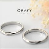 【CRAFY(クラフィ)】【ふたりで手作り】記念月の宝石付き！婚約指輪と結婚指輪のセットリング 