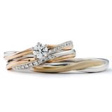 【efu(エフ) ※旧「一新堂(ISSHINDO) 」】【新作】紡ぎ輪/いつも一緒に/婚約指輪