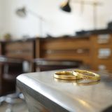 【Smith(工房スミス)】平打ちリング＆マット加工でカジュアルテイストの結婚指輪