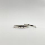 【Smith(工房スミス)】鎚目の大きさで印象が変わるハンマー模様の結婚指輪