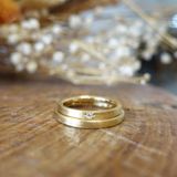 【Smith(工房スミス)】平打ちリング＆マット加工でカジュアルテイストの結婚指輪
