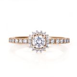 【DIAMOND DOT LAB(ダイアモンド ドット ラボ)】七ノ幸【宝樹】セットリング/ 森の中から宝物を見つけるイメージをデザインしました。