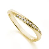 【DIAMOND DOT LAB(ダイアモンド ドット ラボ)】Ocean Bloom【オーシャンブルーム】のマリッジリング(結婚指輪)。