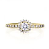 【DIAMOND DOT LAB(ダイアモンド ドット ラボ)】七ノ幸【宝樹】セットリング/ 森の中から宝物を見つけるイメージをデザインしました。