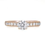 【DIAMOND DOT LAB(ダイアモンド ドット ラボ)】Montagne d&rsquo;Amour【モンターニュ・ダムール】のエンゲージジリング(婚約指輪)。