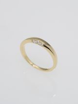 【ENEY(エネイ)】SMOOTH DIAMOND RING K18YG