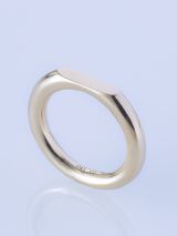 【ENEY(エネイ)】SURFACE K10YG MIRROR RING