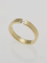 【ENEY(エネイ)】BRIDGE RING HIRA K18YG &times; PT900