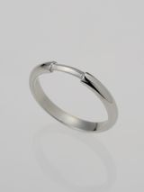 【ENEY(エネイ)】1/8 BRIDGE RING PT900 &times; PT900