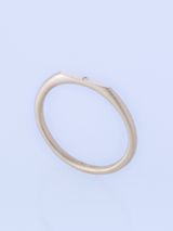 【ENEY(エネイ)】SURFACE K10YG POINT MATTE SLIM RING