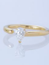 【ENEY(エネイ)】ONE K18YG 0.5CT PEAR RING