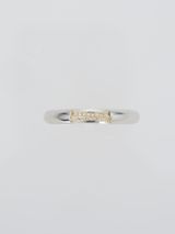 【ENEY(エネイ)】1/8 BRIDGE DIAMOND RING PT900 &times; K18YG